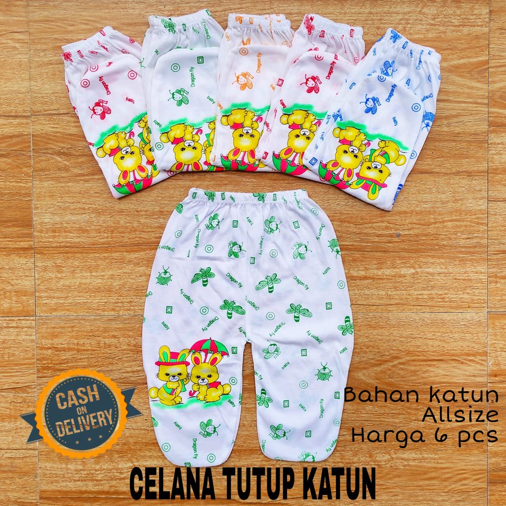 1 LUSIN (12 pcs) Celana bayi panjang KATUN grosir
