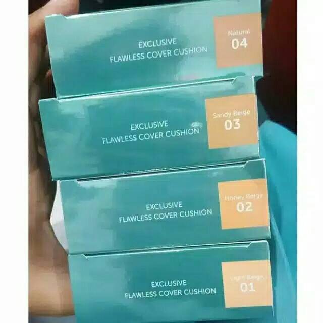 Wardah Exclusive Flawlees Cover Cushion (FULL CASE)