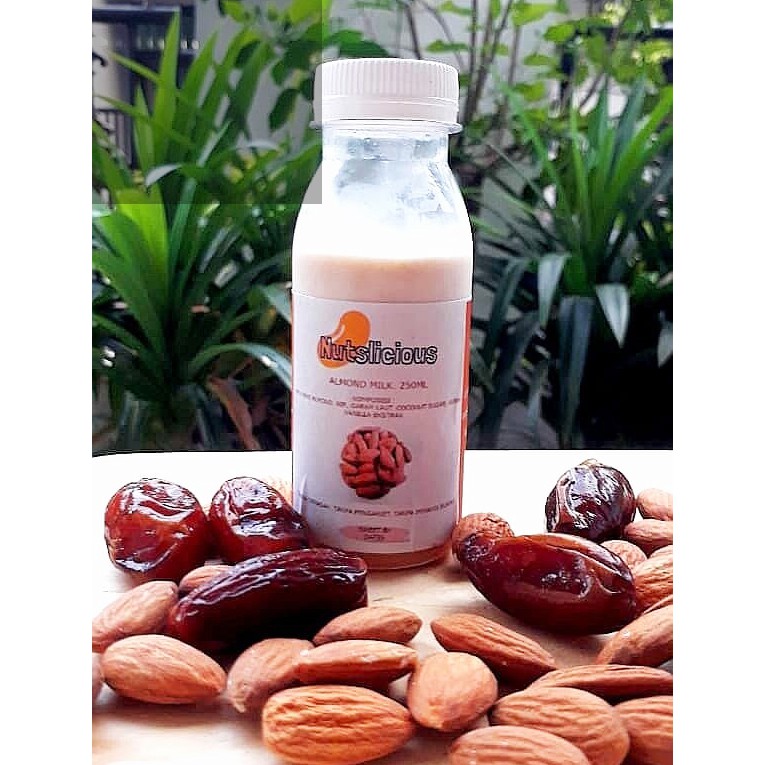 

Susu Almond Sweet By Dates Kurma / Asi Booster / Almond Milk Dates Ukuran 100 ML