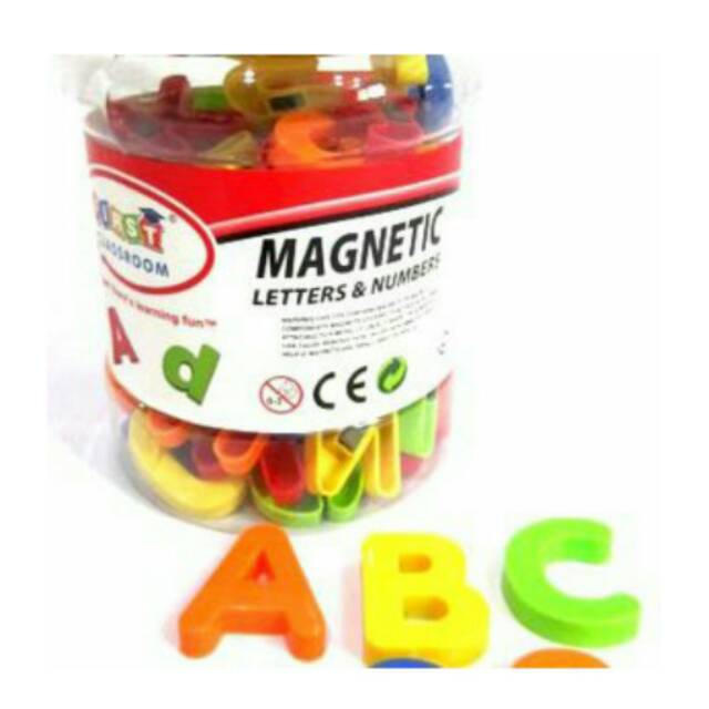 

First Classroom Magnetic Letters and Numbers 80 pcs