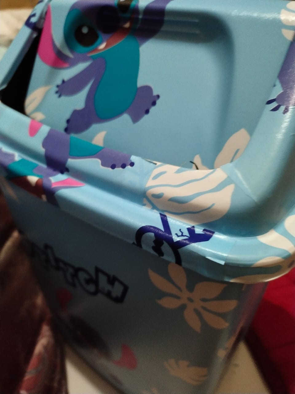 Ready Stok / Bisa Cod/ Tempat Sampah Karakter 10 Liter Tutup Goyang (handmade)