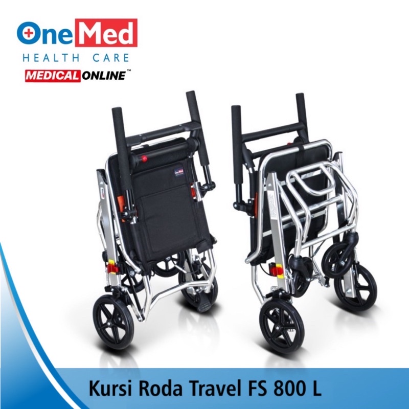 KURSI RODA TRAVEL FS 800 L ONEMED FS800L MEDICALONLINE MEDICAL ONLINE TRAVELLING