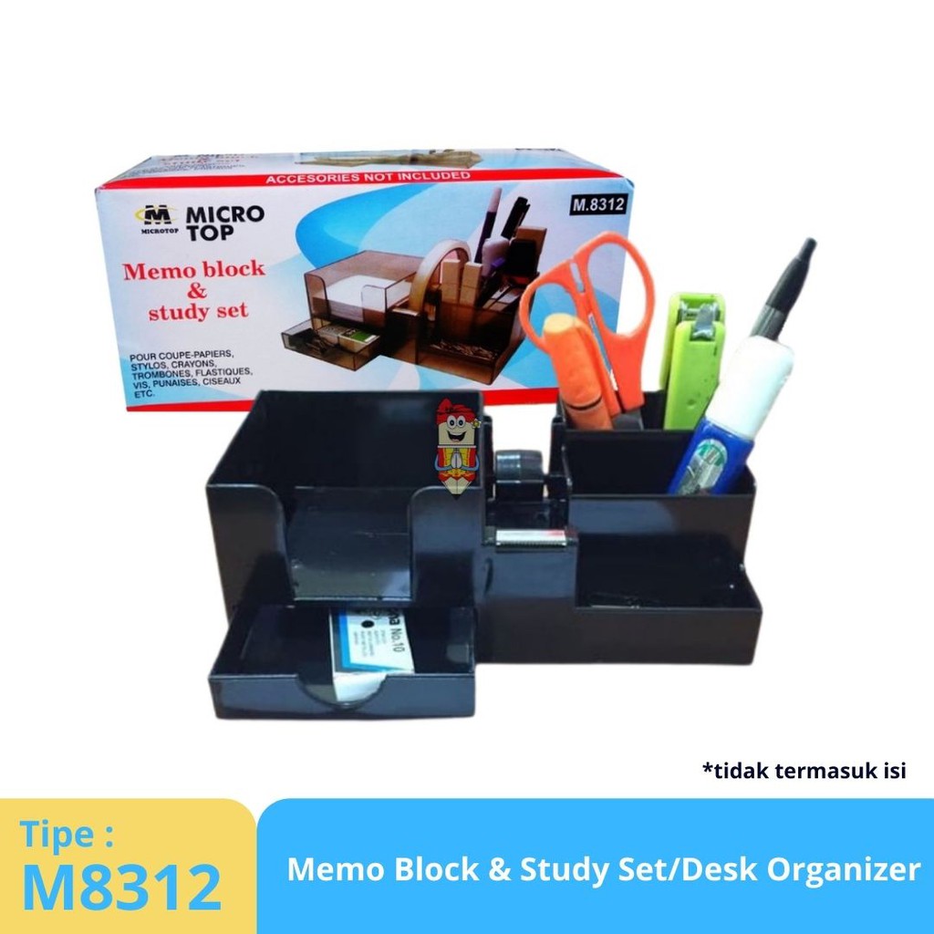 Study set / Desk Set organizer meja MicroTop M-8312