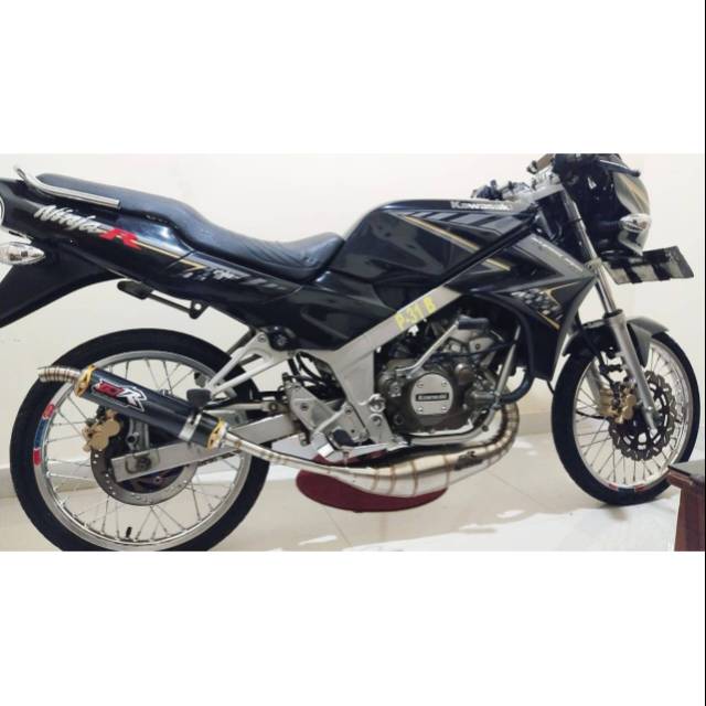 Knalpot GJR karbon hitam ninja R RR S SS