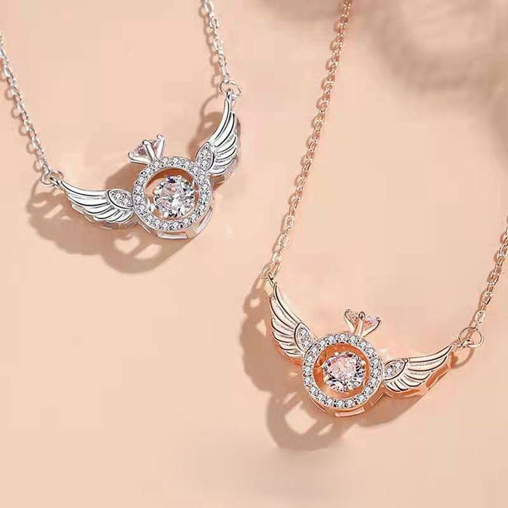 Lily Angel Sayap Kalung Fashion Hadiah Wanita Gadis Perhiasan