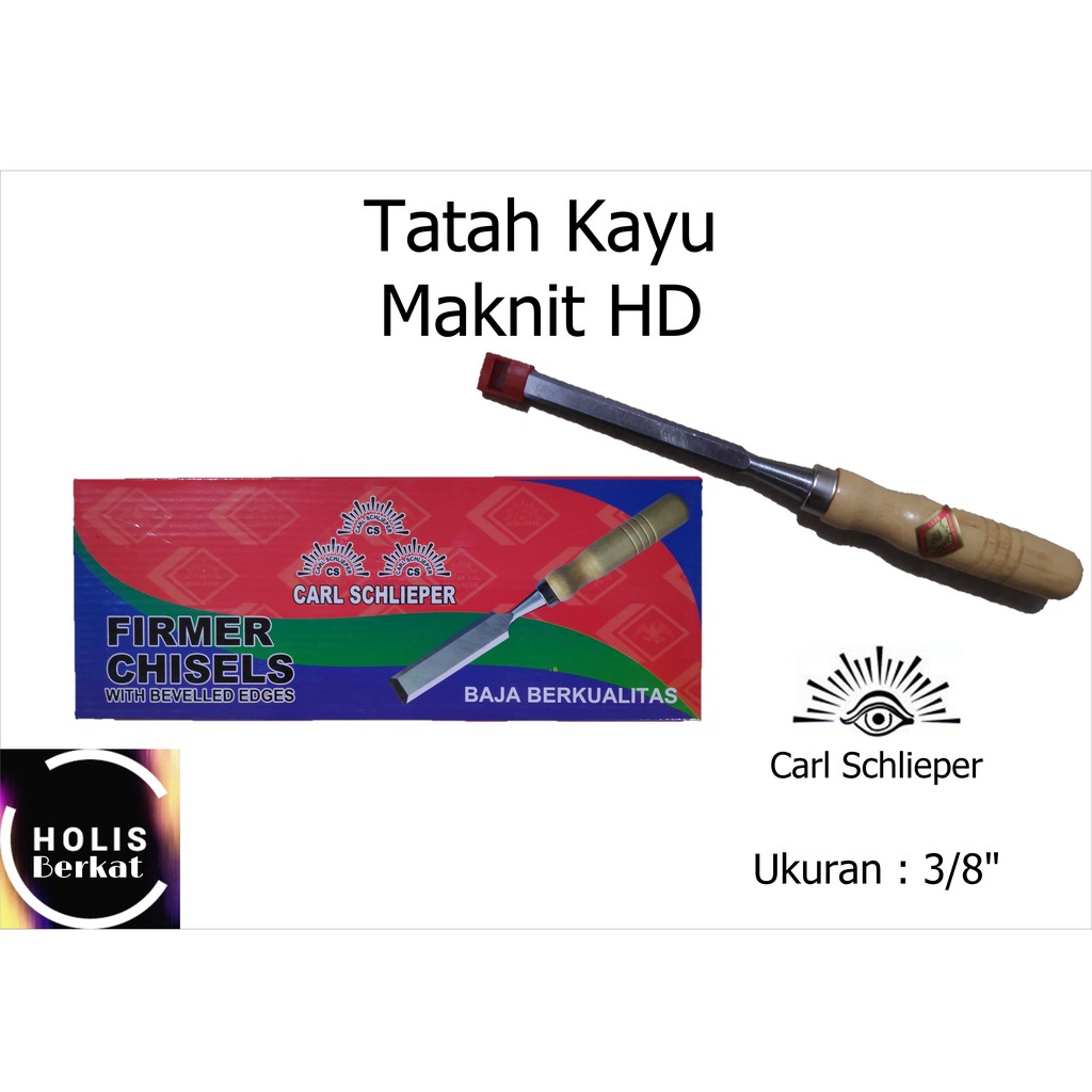 Tatah Kayu Maknit HD 3/8&quot; Carl Schlieper