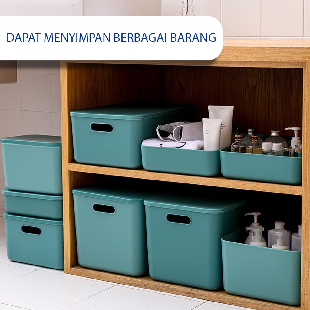 STORAGE BOX DENGAN TUTUP | KOTAK PENYIMPANAN SERBAGUNA | STORAGE BOX MULTIFUNGSI