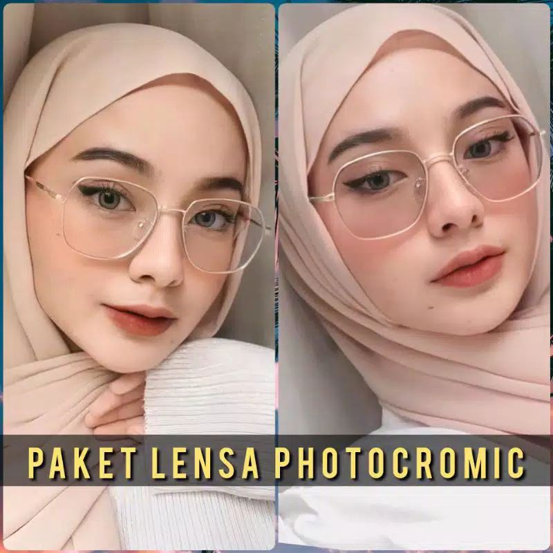 PAKET KACAMATA LENSA PHOTOCROMIC / BLUERAY 6803