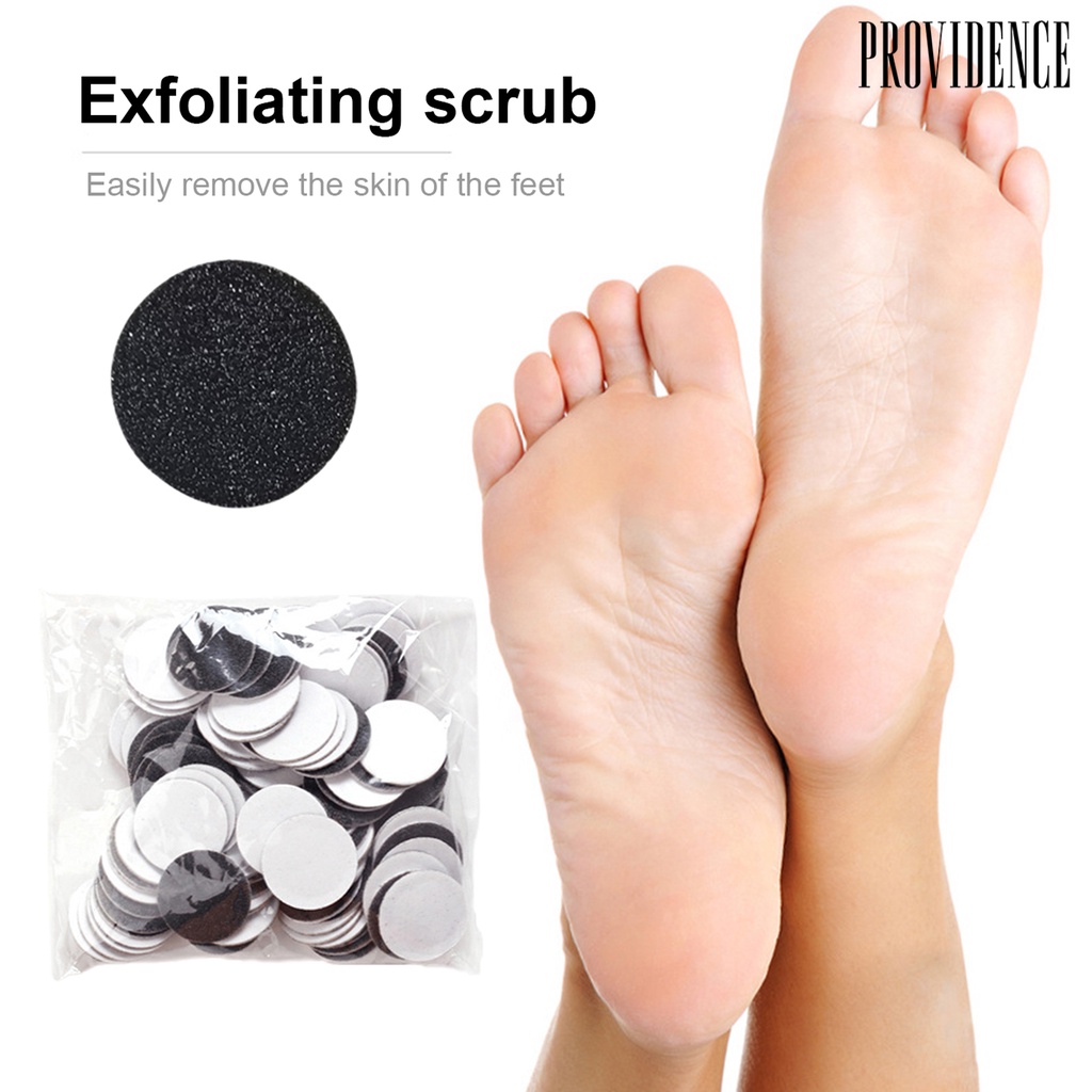 Providence 100Pcs/Pack Foot Grinder Paper Safe Fine Workmanship Sandpaper Pedicure Calluses Sanding Paper for Cuticle