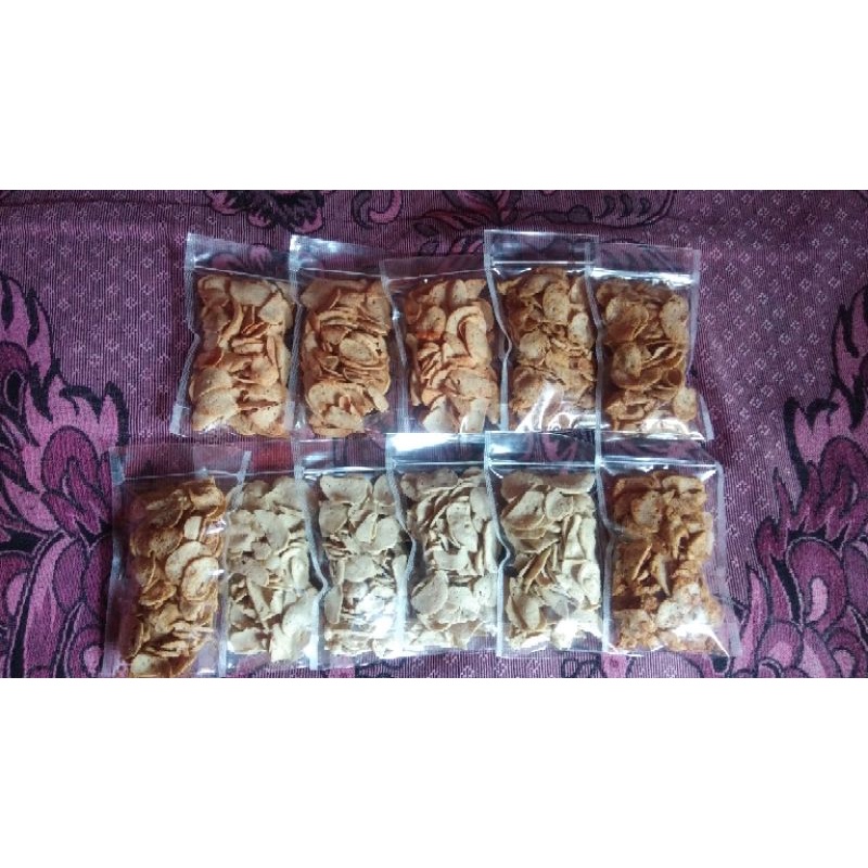 

Basreng,Makaroni,Makaroni Spiral,Krupuk Seblak Bintang&Krupuk Seblak Gelung