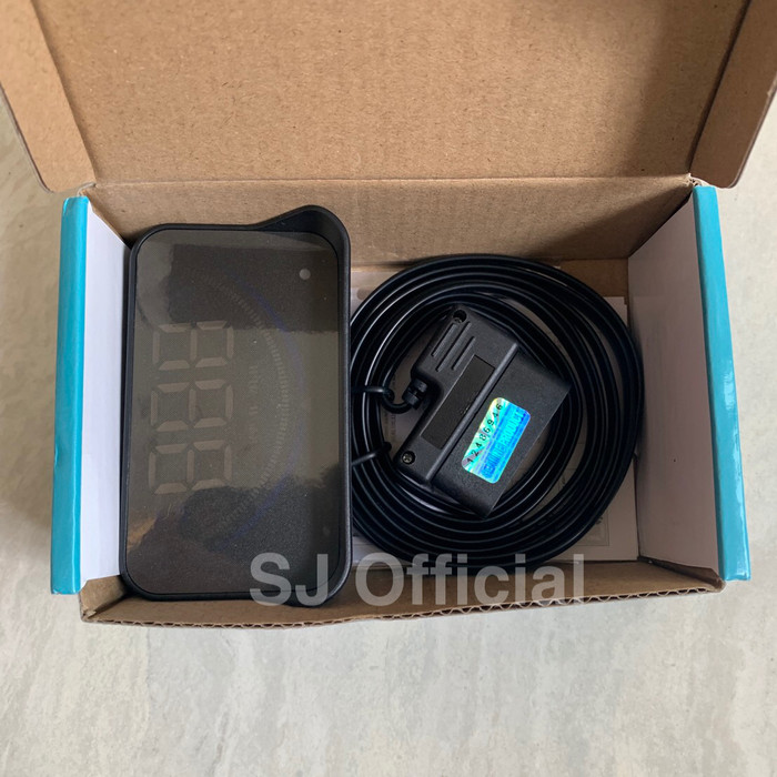 Display mobil HUD OBD2 HIGH QUALITY speedometer RPM tegangan aki