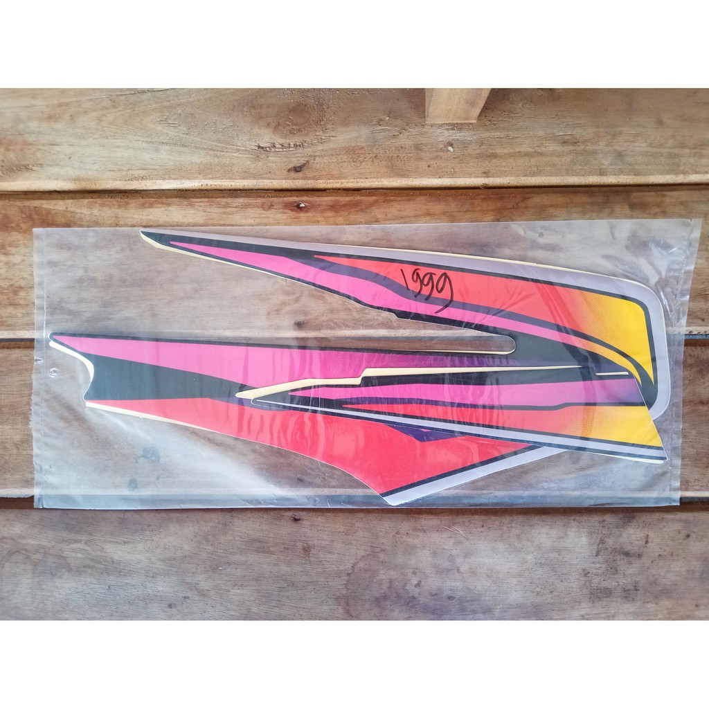 Striping Rx King 1999 Sticker Body Rx King 1999 Merah