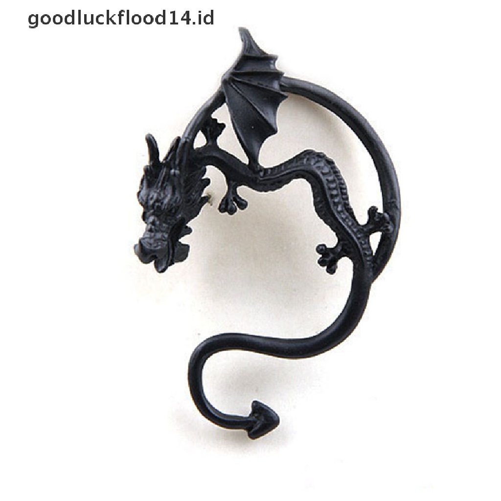 [OOID] Vintage Earrings Gothic Punk Metal Dragon Bite Ear Cuff Wrap Earring Ear Clip ID