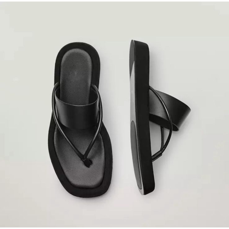 WEDGES FLIP FLOP BELLE SANDAL WANITA TERBARU