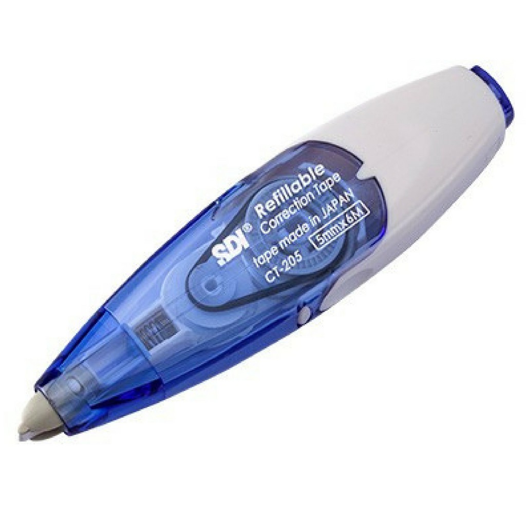 

Minicart Tip Ex Kertas / Correction Tape 5mm x 6 mtr Refillable SDI CT-205