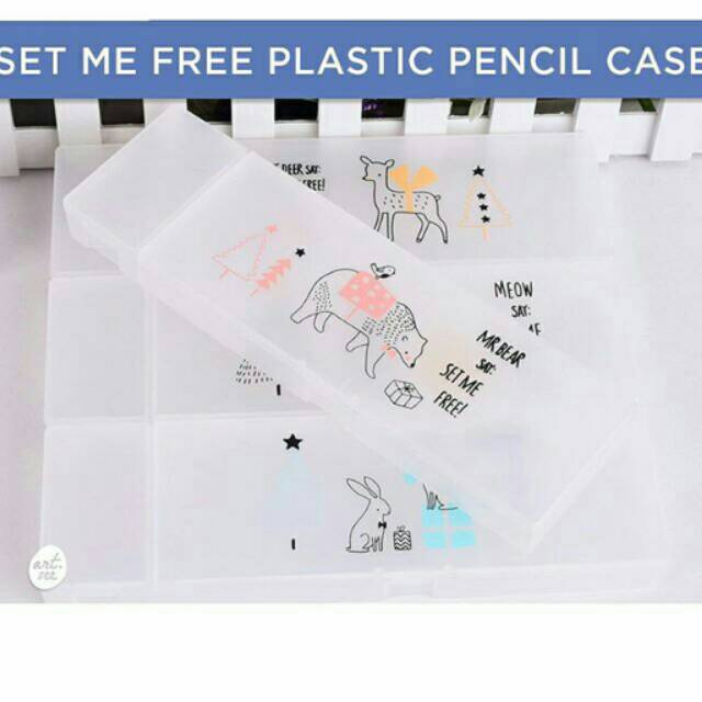 

Set Me Free Plastic Pencil Case