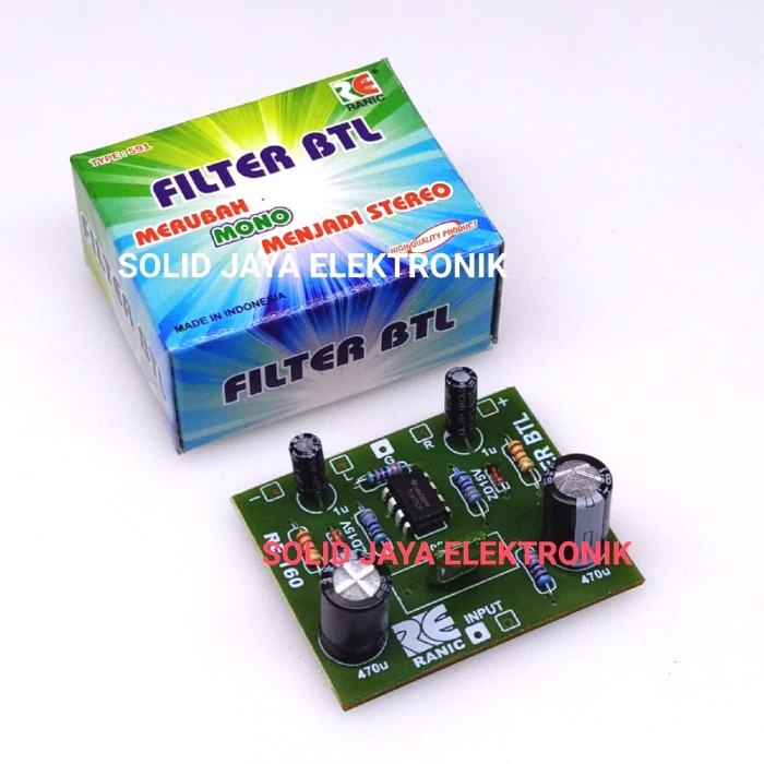 KIT BTL SYSTEM FILTER BTL RANIC STEREO MENJADI MONO NELC N-B01