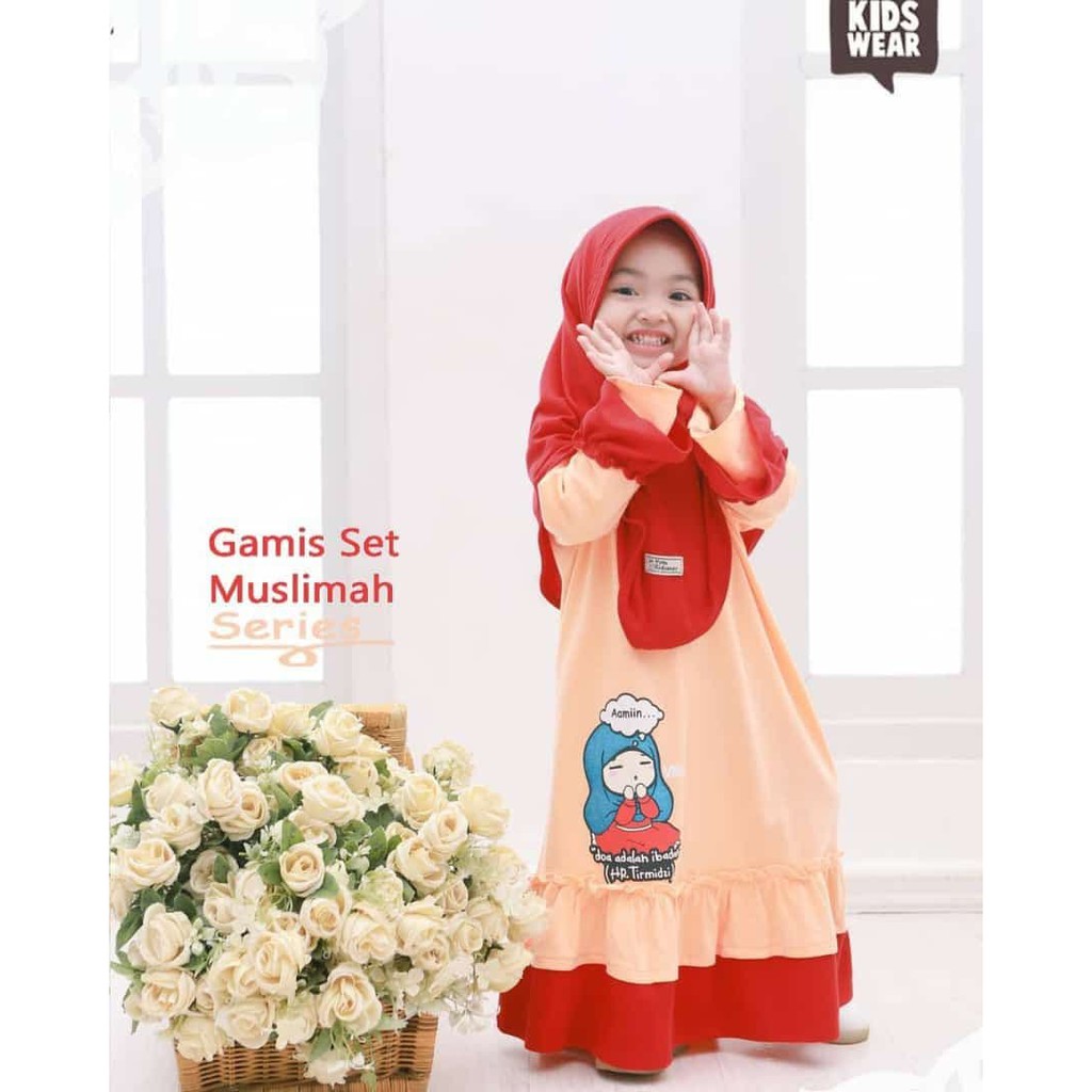 Gamis Anak Cantik | Gamis Vitto | Gamis Muslim Series Vitto Kidswear