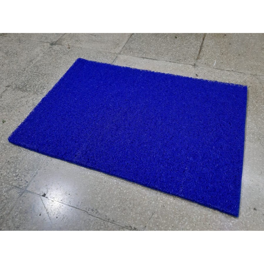Keset Mie Bihun PVC 40x60 BLUE, Karpet Anti Slip, S Mat, Kamar Mandi-3
