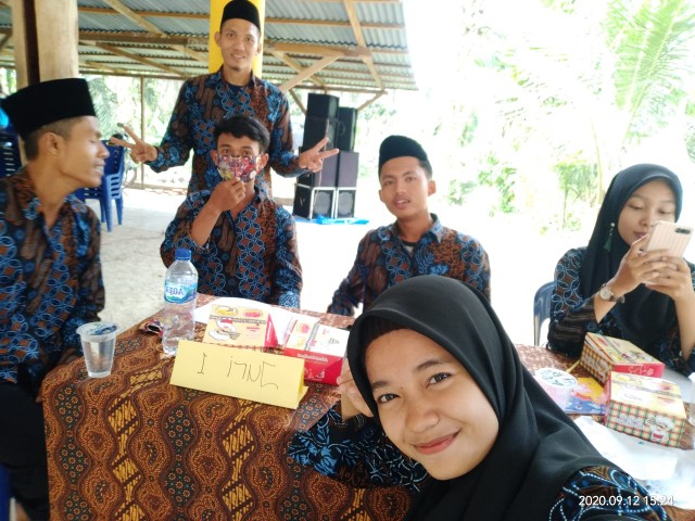 Batik Couple Keluarga Sania Ruffle Ori Ndoro Jowi Dnt Motif Seno Biru