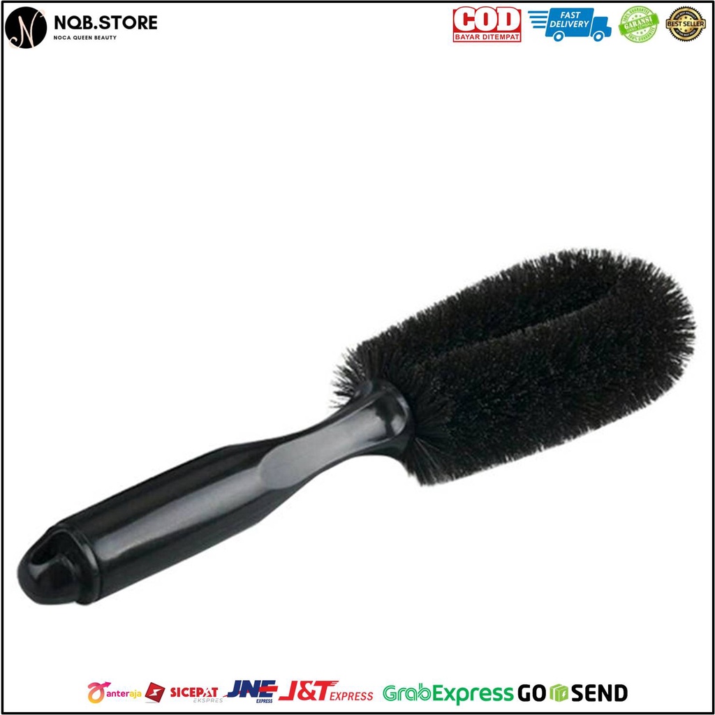 NQB - Sikat Pembersih Velg Kendaran Pelek Ban Mobil Motor Truk Roda - Wheel Brush VELK PELK PELG PEL