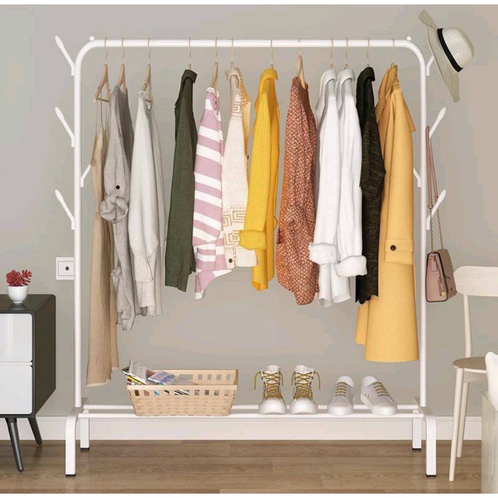 RAK BAJU CANTIK/GANTUNGAN BAJU BAGUS/GANTUNGAN BAJU BESI/GANTUNGAN BAJU MINIMALIS