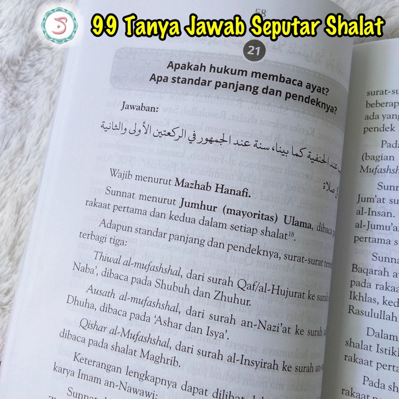 Buku 99 Tanya Jawab Seputar Shalat Original