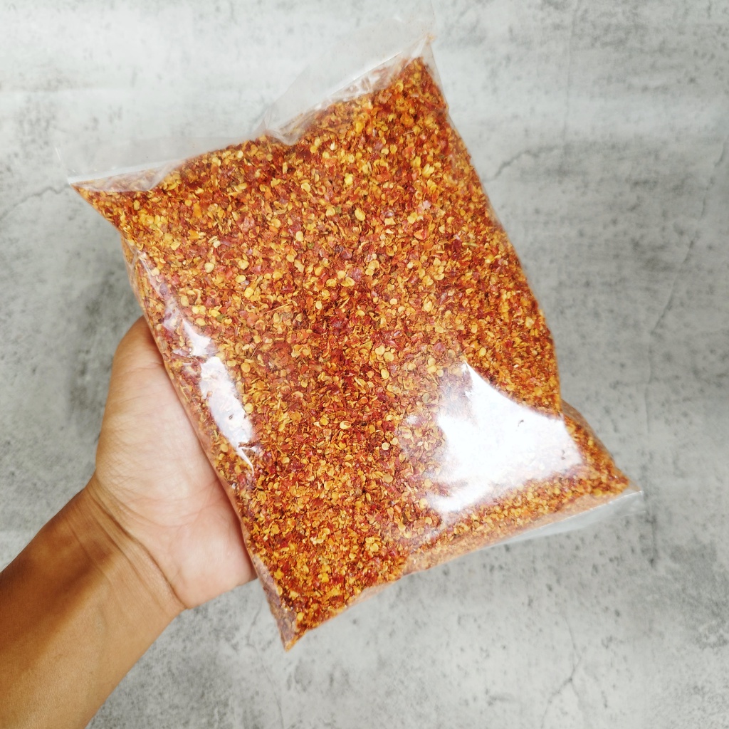 Cabai Bubuk Kasar Super Pedas 250 gr