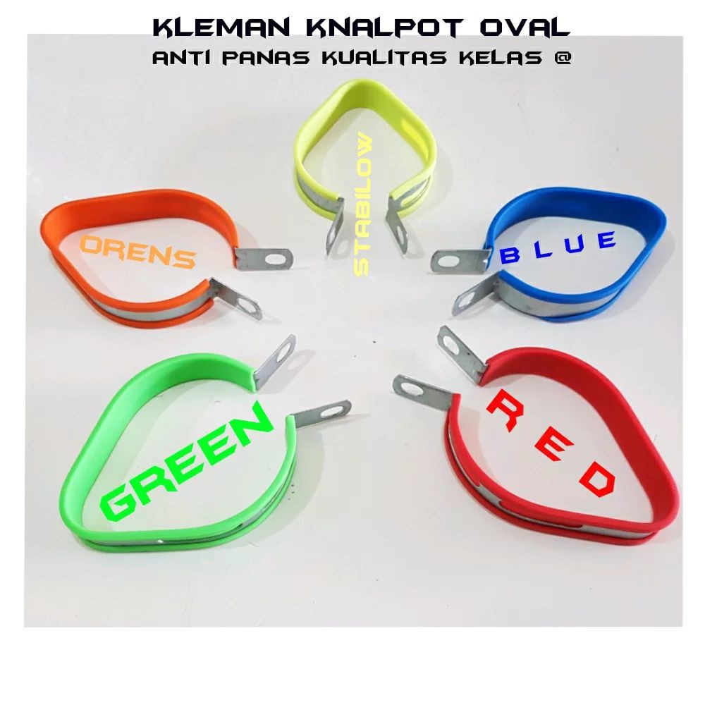 Kleman Knalpot Warna Universal Breket Knalpot