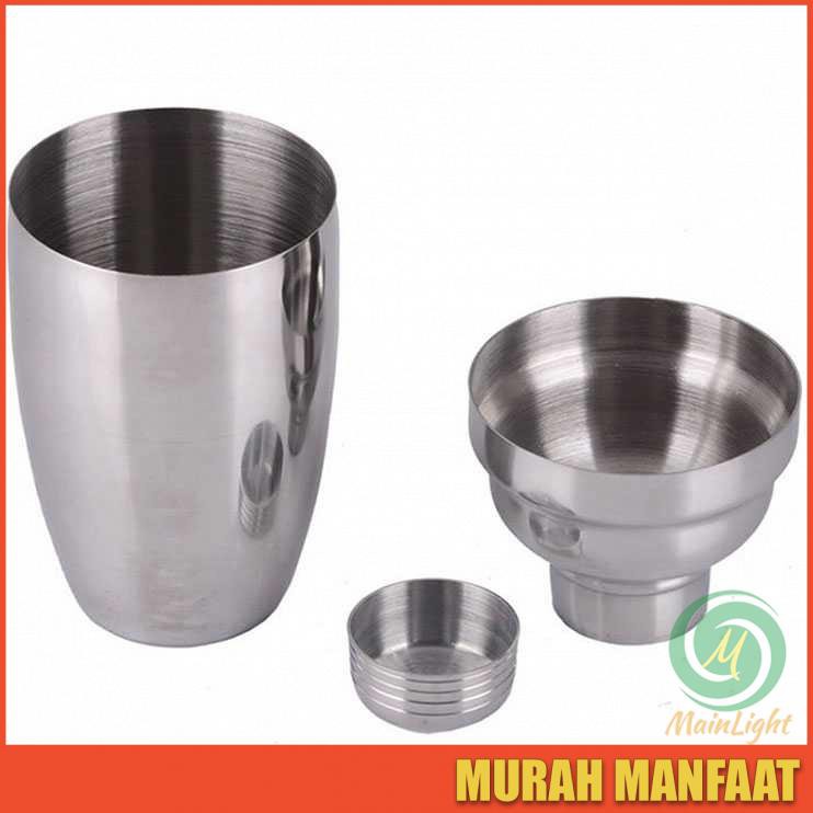 Grab Medan Shaker Cocktail Japanese Stainless Steel 250ml Silver