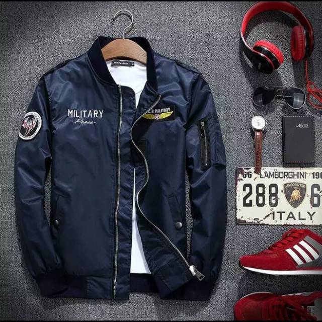 Jaket bomber military / jaket pria