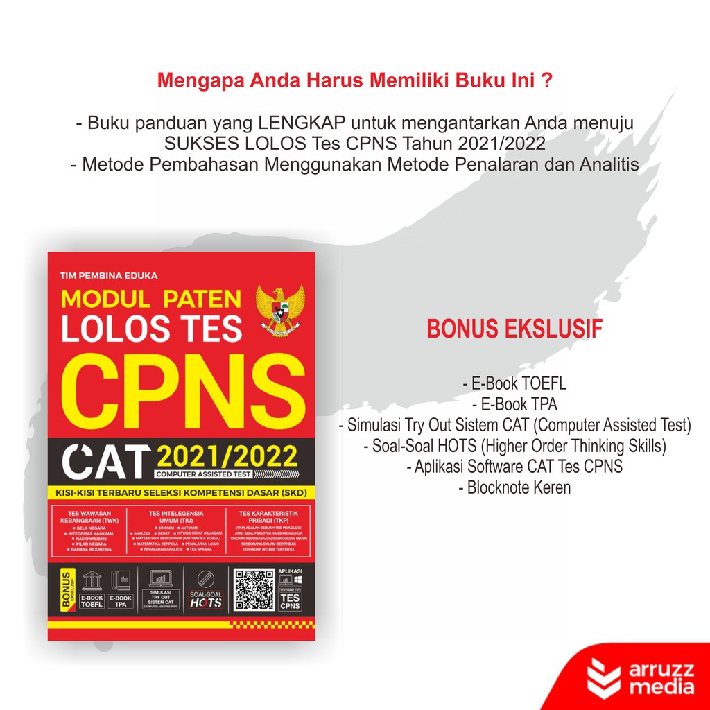 Buku Cpns 2021 I Modul Paten Lolos Tes Cpns Cat 2021 2022 Hots Shopee Indonesia