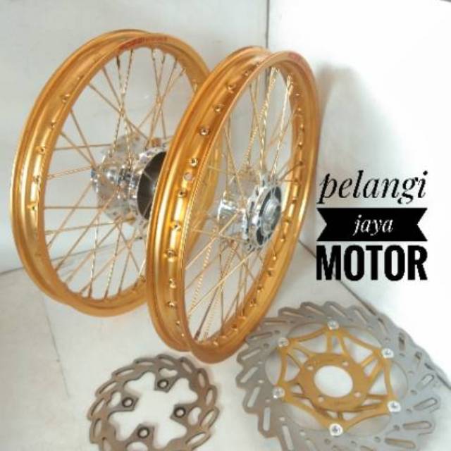 Paketan Murah Honda Sonic150R - Paket Velg Rossi - Tromol - Jari - Cakram - Free  Rakitan PNP