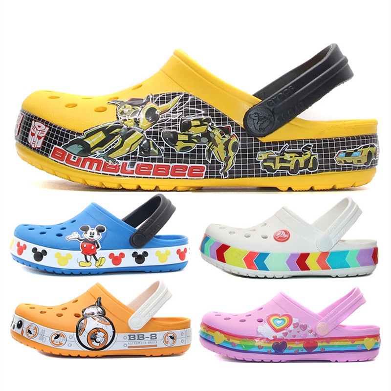 Crocs Kid's Fun Lab / Crocs Anak Karakter Disney / Karakter lucu / Sandal Anak / Anti Air /