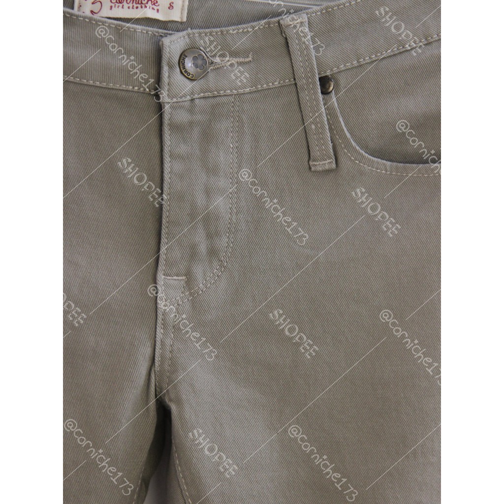 Corniche Twill Pants Taupe - JA90157