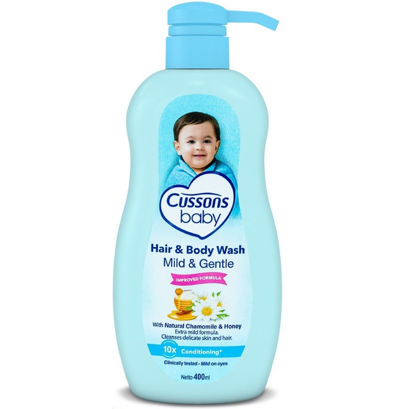 CUSSON BABY HAIR AND BODY WASH (CBMG) 400ML PUMP