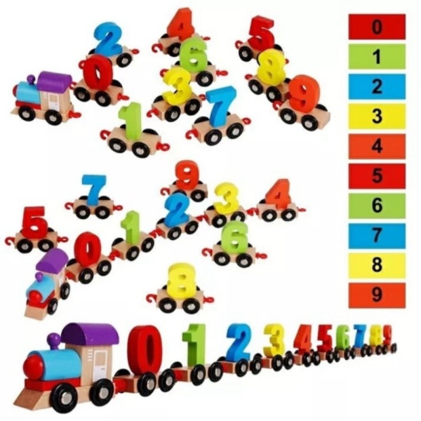 

Jual SUSUN TRAIN ANGKA/DIGITAL NUMBE Anak Kayu Limited Edukasi Puzzle Mainan KERETA