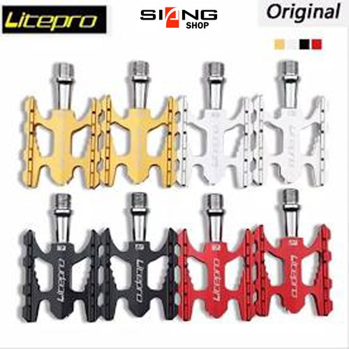 Litepro Pedal Aluminium Alloy CNC Ringan K3 bearing Ultra Light Buat Seli Sepeda Lipat