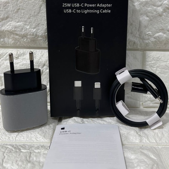 PROMO Charger Kepala Adaptor dan charger iPh 18W  USB C QC 3.0 Fast Charging BLACK EDITION SULTAN