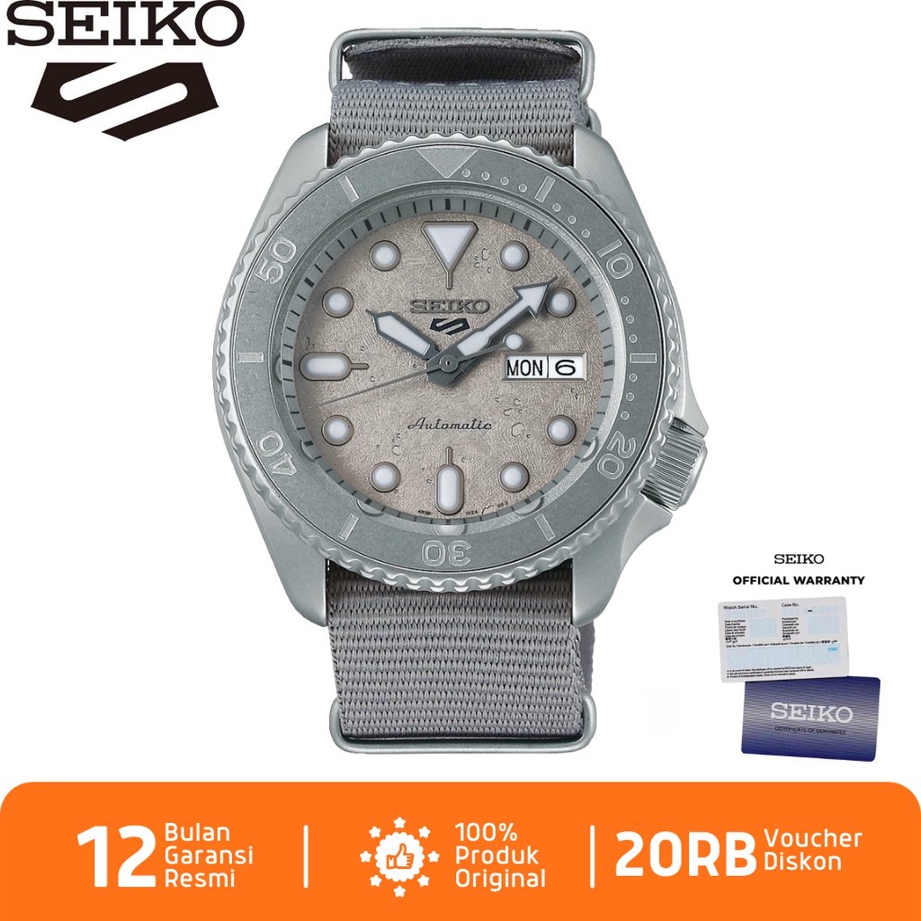 Seiko 5 Sports SRPG61 Jam Tangan Pria Seiko 5 Automatic SRPG61K1 Nylon Strap