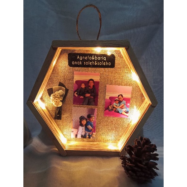 

HEXA FLOWER IN FRAME| KADO AESTETIC| GIFT BOX