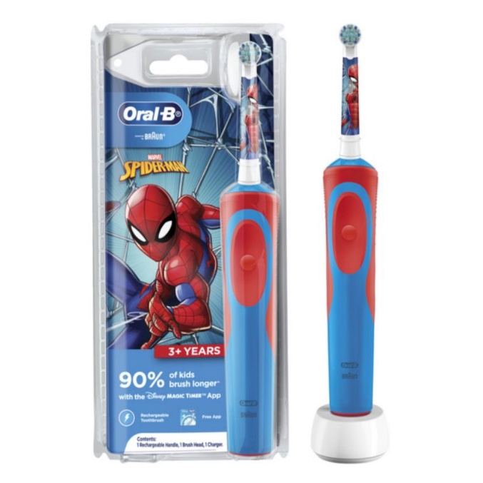 Sikat Gigi Elektrik Anak Oral B (Charge Listrik) / Kids Electric Toothbrush