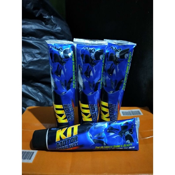 KIT MOTOR PASTE WAX METALLIC 60g kit pasta odol poles cat mobil motor