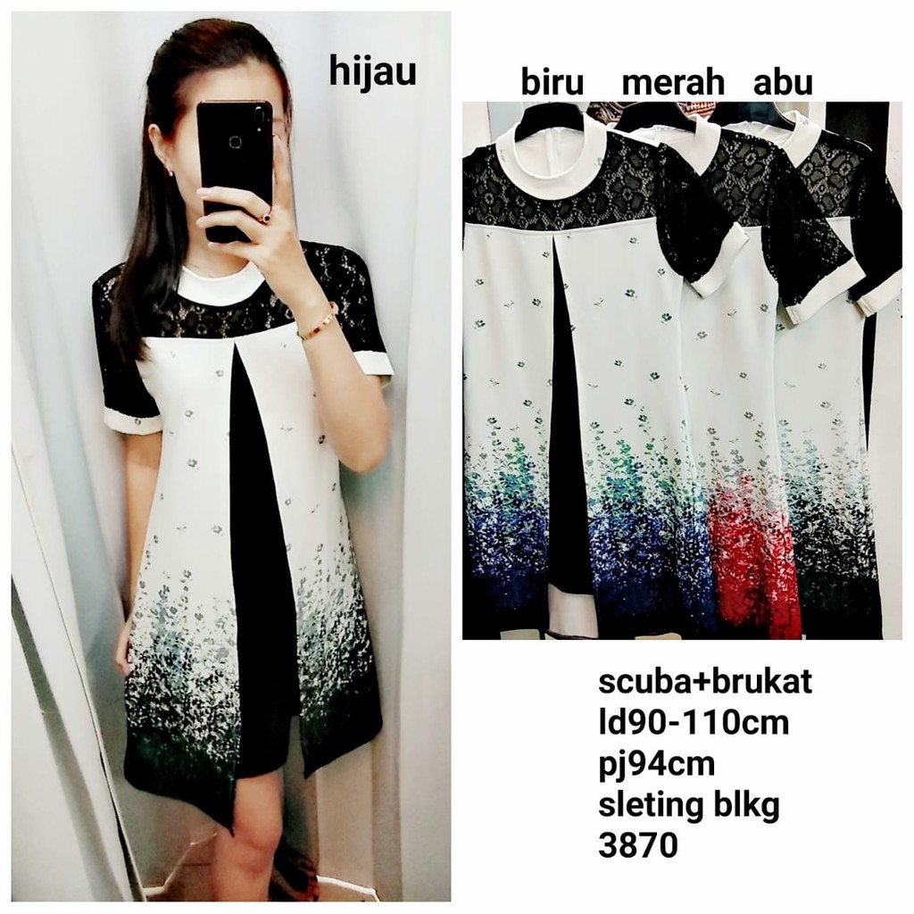 SALE  NOVI DRESS SCUBA + BRUKAT IMPORT