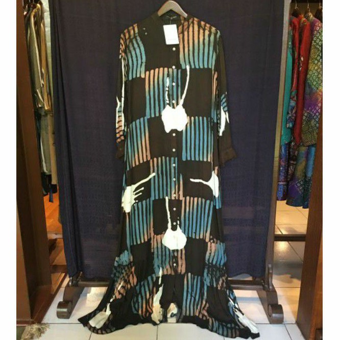 Carolla Dress by Dian Pelangi TERBARU Busana Muslim Batik Tiedye Cantik Casual Formal Kekinian