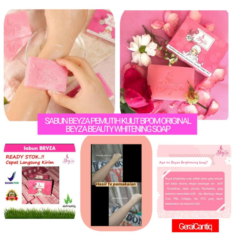 SABUN BEYZA PEMUTIH KULIT BPOM ORIGINAL - BEYZA BEAUTY WHITENING SOAP