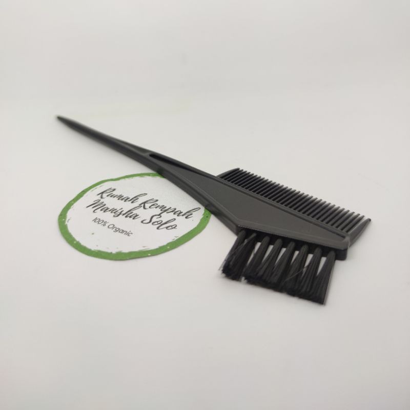 Set Sisir Semir / Cat Rambut dan Mascara Wand Sikat Bulu Mata Alis Kumis Jambang