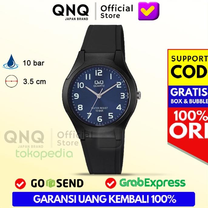 Jam Tangan Q&Q QNQ QQ QA92 Original Wanita Cewek Analog Anti Air Karet