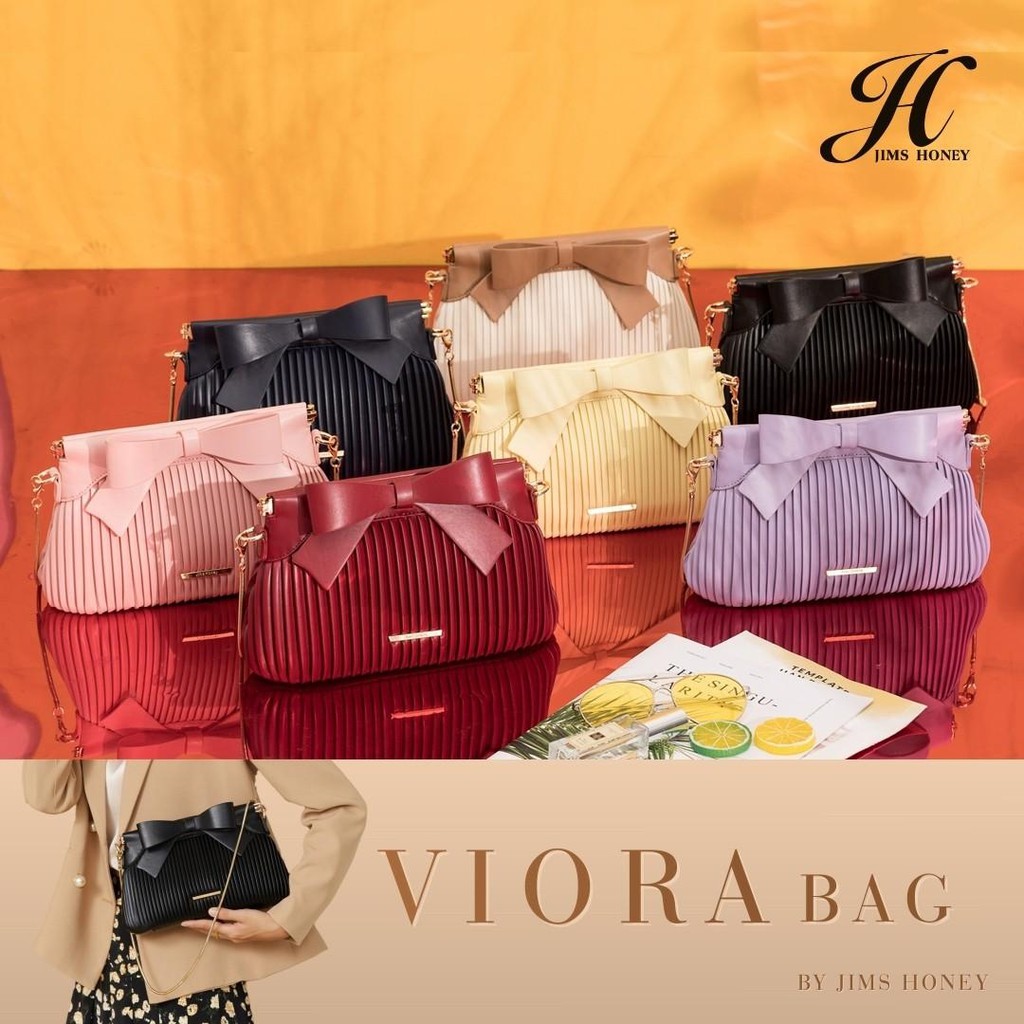 JIMS HONEY TAS SELEMPANG WANITA VIORA BAG (FREE EXCLUSIVE BOX)