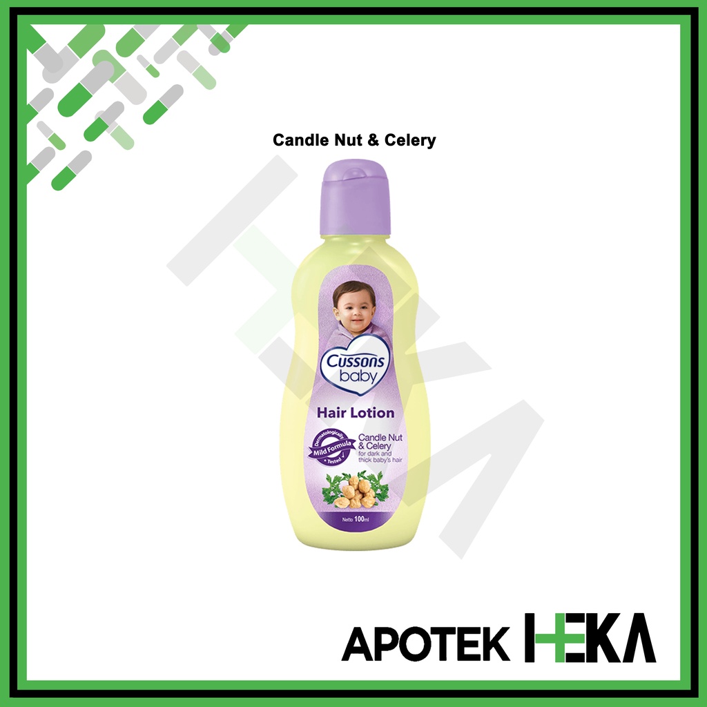 Cussons Baby Hair Lotion 100 ml - Nutrisi Untuk Rambut Anak (SEMARANG)